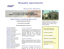 Tablet Screenshot of memphis-tn-apartments.info